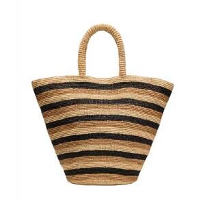 NEW BTB LOS ANGELES women's marisol striped tote bag in neutral